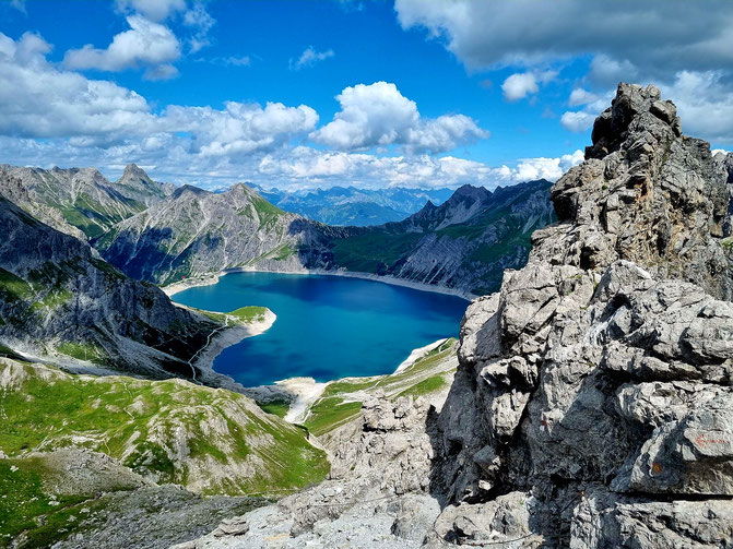 babebi-ontour.com, Hatschn&Haxln, durch ganz Österreich, Vorarlberg, Lünersee, Panorama, Wanderung, Wandern Schweiz, Bike&Hike, Brandnertal.
