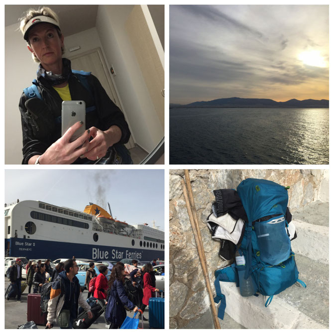 Griechenland, Peloponnese, Santorin, Akrotiri, Diakopto, Olympia, Korinth, Piräus, Fähre, laufen, Trail Run, 