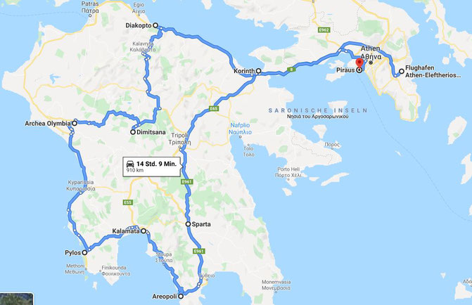 Griechenland, Peloponnese, Santorin, Akrotiri, Diakopto, Olympia, Korinth, Piräus, Fähre, laufen, Trail Run, 