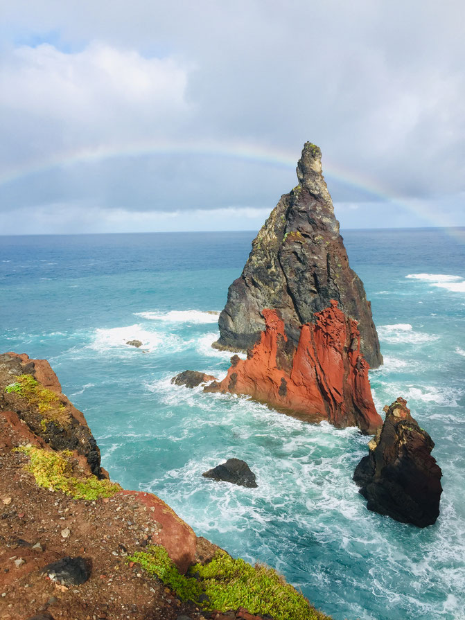 Madeira, Funchal, Radtour, Inselumrundung, Levadas, Korbschlitten, Porto Moniz, Felsenschwimmbecken, Santana, Calheta, 