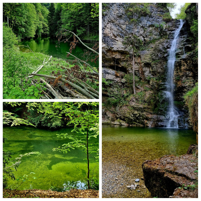 babebi-ontour, Hatschn&Haxln, durch ganz Österreich, Tirol, Kufstein, Erl, blaue Quelle, Trockenbachfall, Niederndorferberg, Radtour, Inntalradweg, Radtour, Frühlingtour, Thiersee, Hechtsee