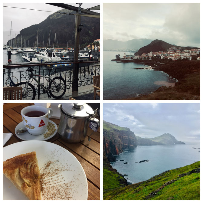  Madeira, Funchal, Radtour, Inselumrundung, Levadas, Korbschlitten, Porto Moniz, Felsenschwimmbecken, Santana, Calheta, 