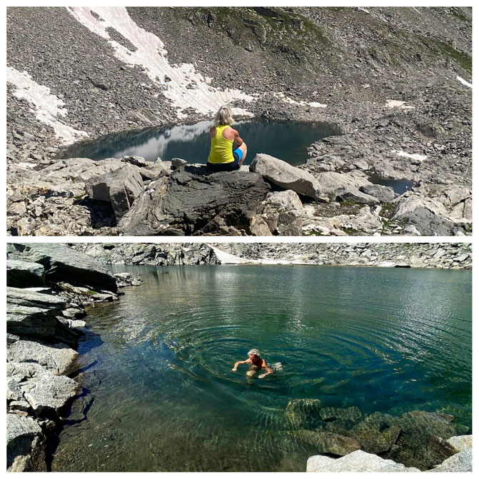 babebi-ontour.com, Hatschn&Haxln, durch ganz Österreich, Matrei, Osttirol, Gschlößtal, Prager Hütte, Auge Gottes, Felsenkapelle, Gletschersee, Großvenediger, Hochalpin, Panorama