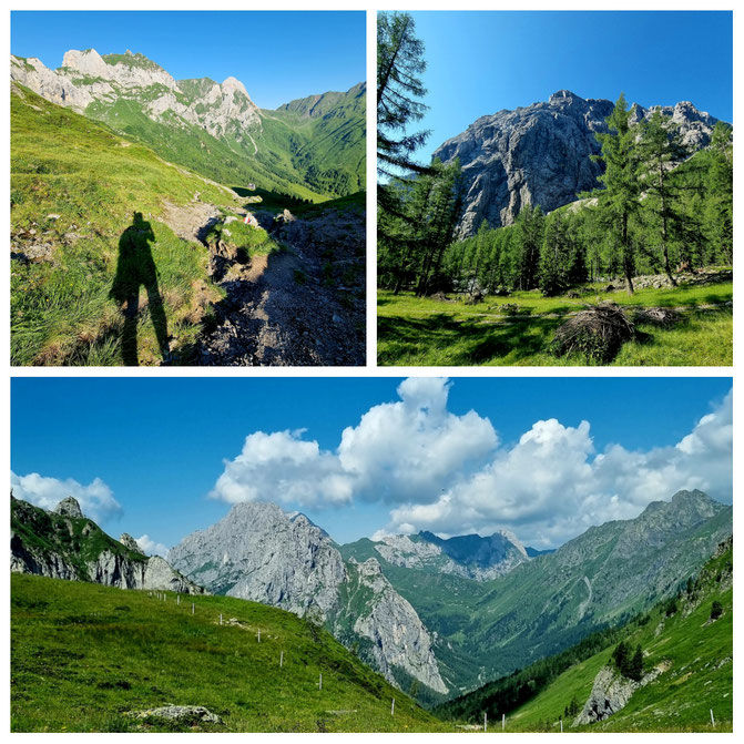 babebi-ontour.com, Hatschn&Haxln, durch ganz Österreich, Karnischer Höhenweg, Silian, Weitwandern, Wandern Dolomiten, Wandern Italien, Grenzwanderung, Panorama, Bergseen, KHW 403, Wandern Kärnten, Wandern Nassfeld, Bergtour, Mehrtagestour