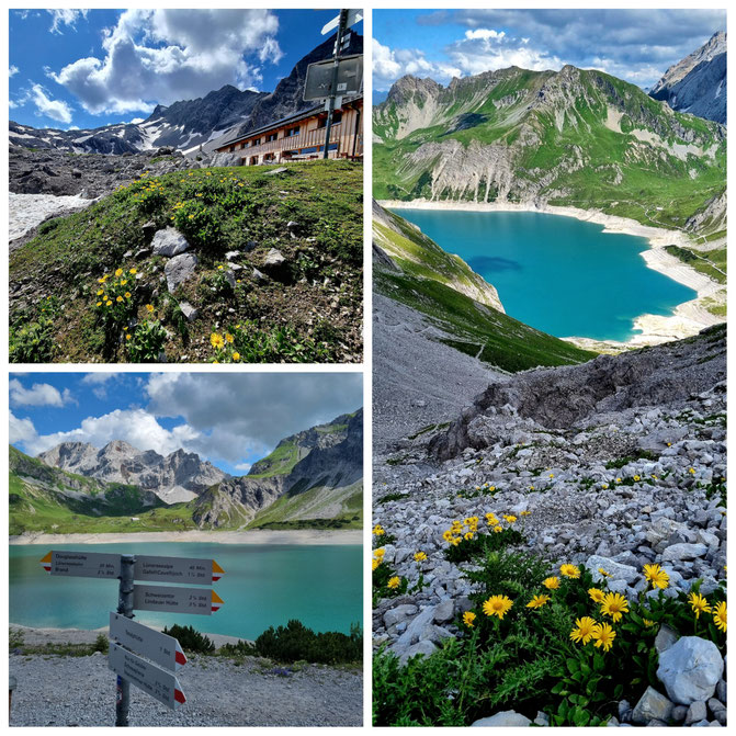 babebi-ontour.com, Hatschn&Haxln, durch ganz Österreich, Vorarlberg, Lünersee, Panorama, Wanderung, Wandern Schweiz, Bike&Hike, Brandnertal.