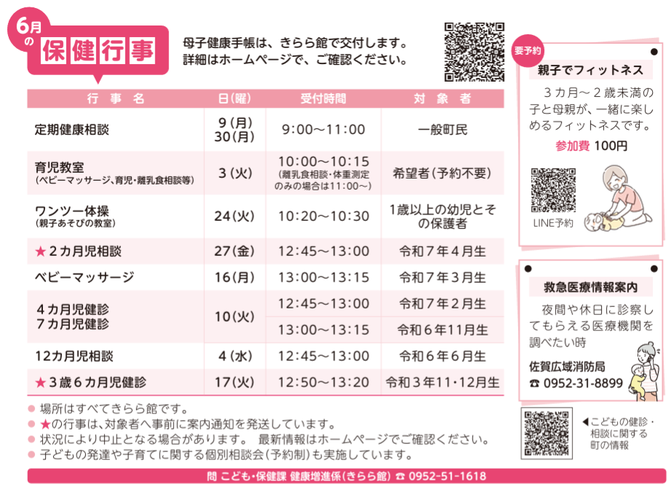 2021年4月の保健行事