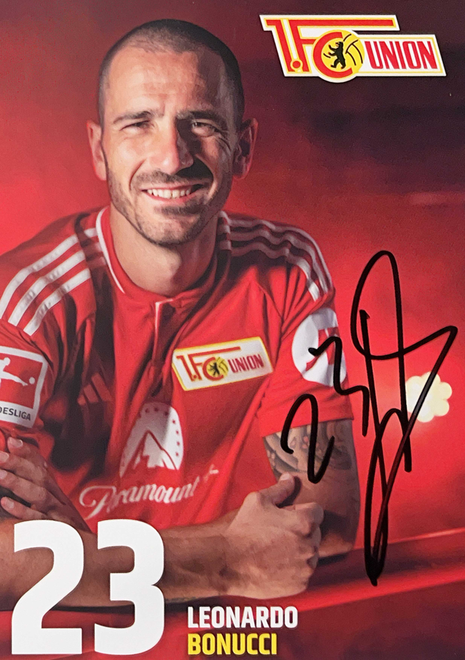 Autograph Leonardo Bonucci Autogramm