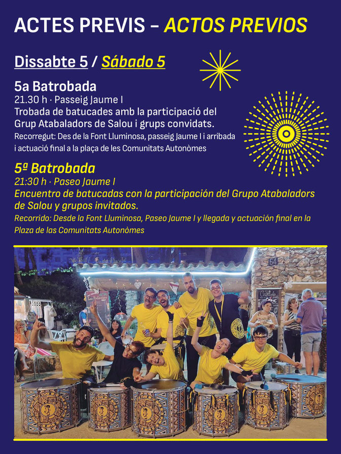 Programa de las Nits Daurades de Salou Fiestas