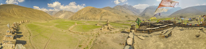 paysage cultures altitude dolpo himalaya trek