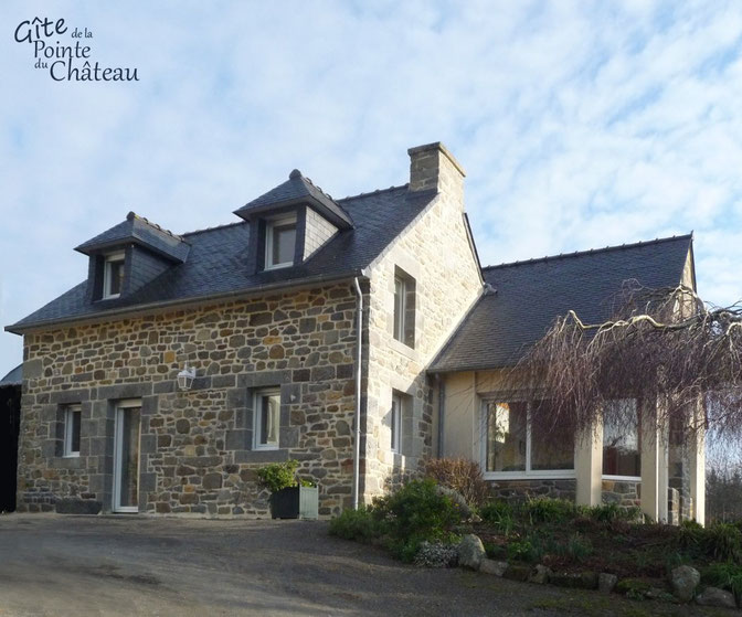 Gîte de la Pointe du Chateau à Logonna-Daoulas en rade de Brest (Finistère 29)