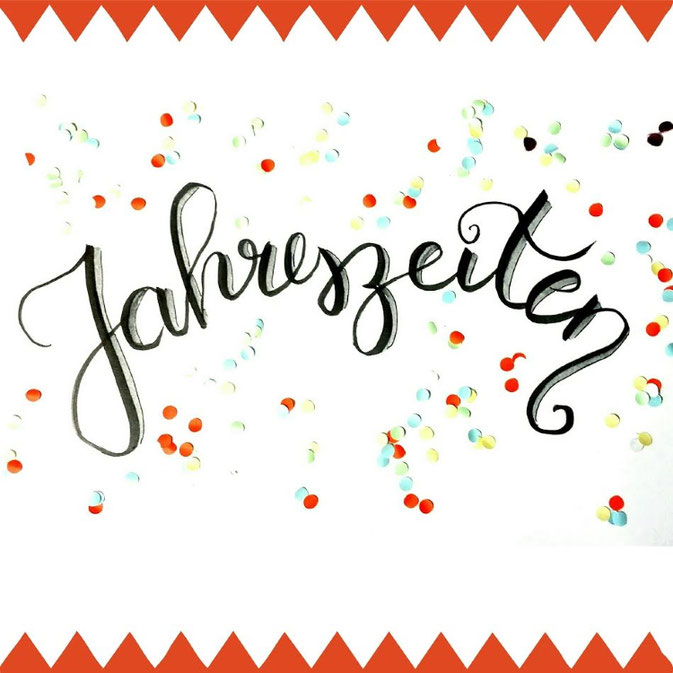 Letter Lovers Contadinasway - Handlettering Jahreszeiten