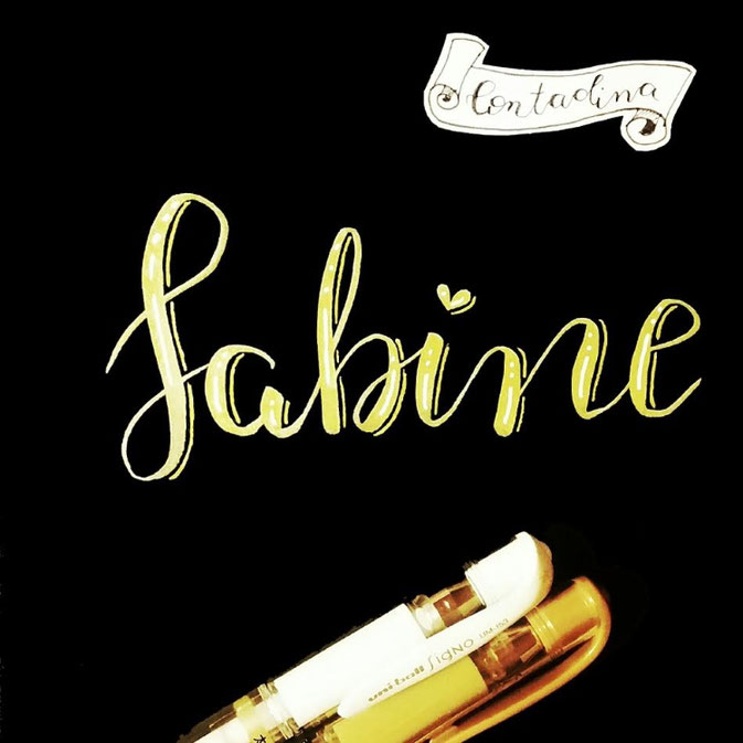 Letter Lovers: Contadinasway Handlettering Sabine
