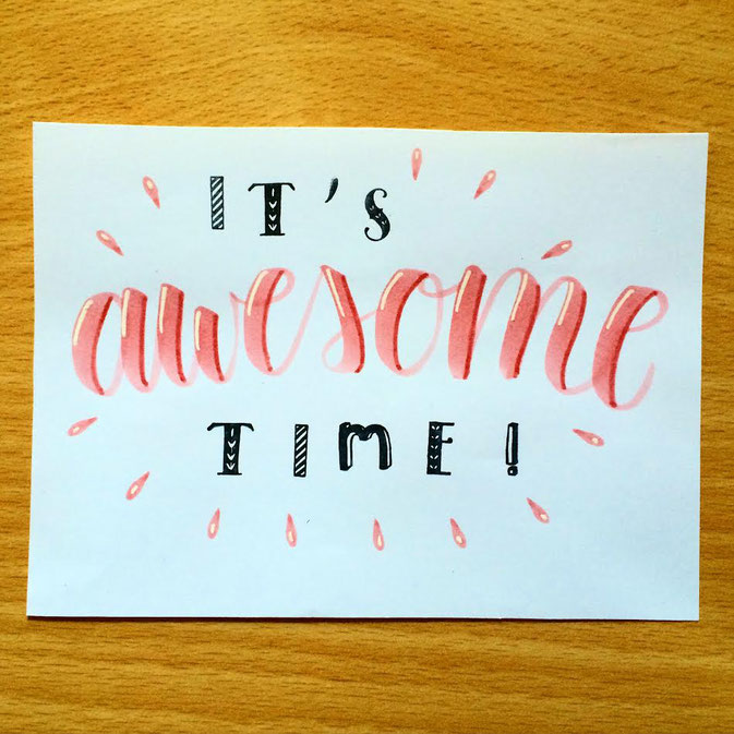Letter Lovers - anna.schokolade - Handlettering it's awesome time