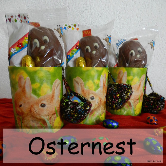 DIY Osternest: ein Upcyclingprojekt mit Büchsen und Serviettentechnik