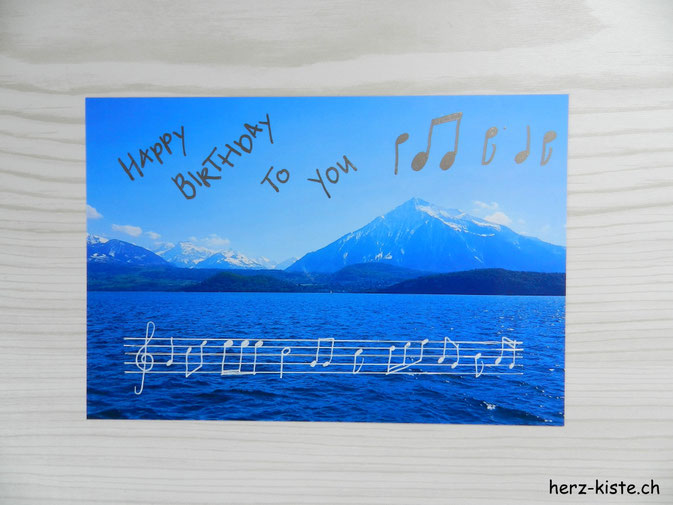 Happy Birthday Geburtstagskarte selber machen