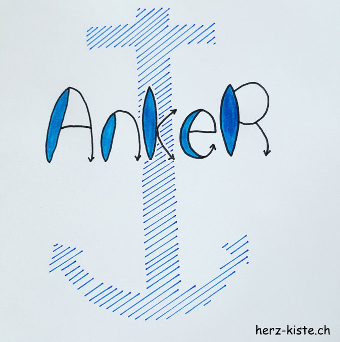 Lettering: Anker
