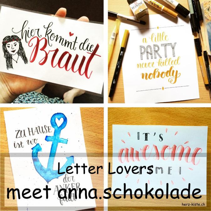 Letter Lovers - anna.schokolade zu Gast