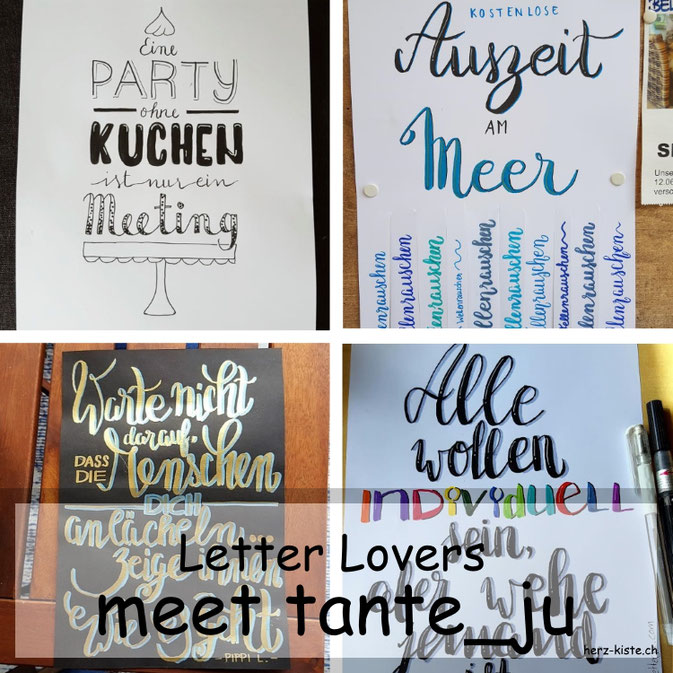 Letter Lovers in der Herz-Kiste: Tante_ju zu Gast