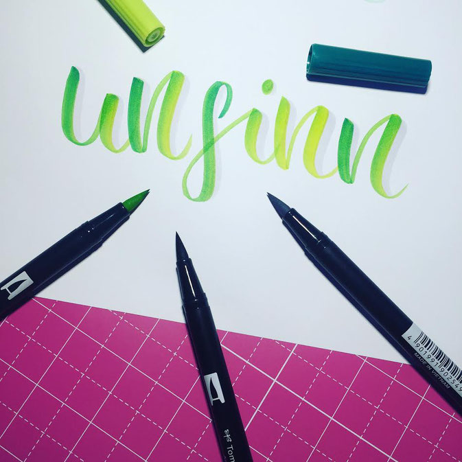 Letter Lovers - fraeulein.hoffmann Handlettering: unsinn