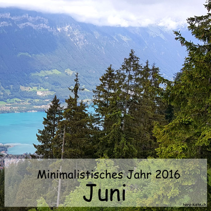 Titelbild - Minimalistisches Jahr 2016 - der Juni