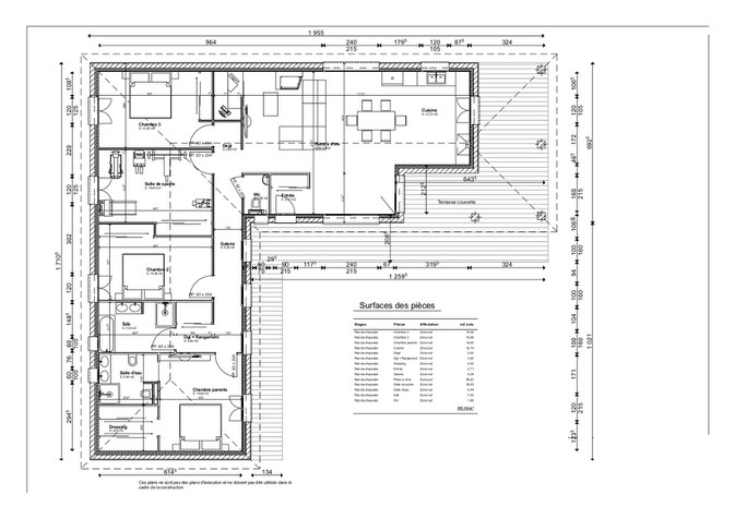 Maison Contemporaine - Dessinateur Plans Permis de ...