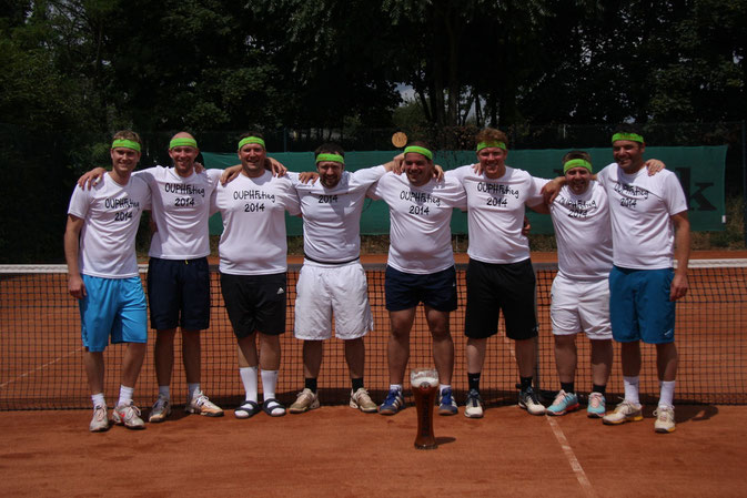 v. l.: A. Weinsheimer, F. Scherer, M. Berner, D. Roos, M. Albrecht, M. Legrum, J. Batzler, St. Gienow (Foto: M. Albrecht)