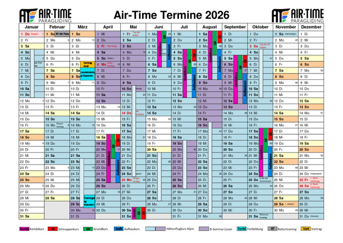 Gleitschirmschule Air-Time beliebteste Flugschule, Air-Time Gleitschirmschule Oppenau, Karlsruhe, Freiburg, Gleitschirmfliegen Lernen