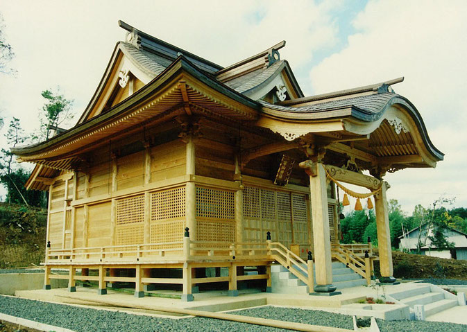 柴山神社(平成１年　能登島　閨町）