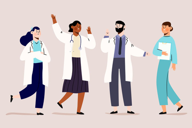 professionnel de santé sport médecin infirmier kinésithérapeute aide-soignant