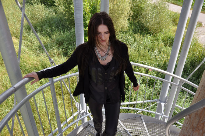 All Black Everything Rockchick selbstgenähte Bluse DIY Fashion Nähblog Fairy Tale Gone Realistic Modeblog