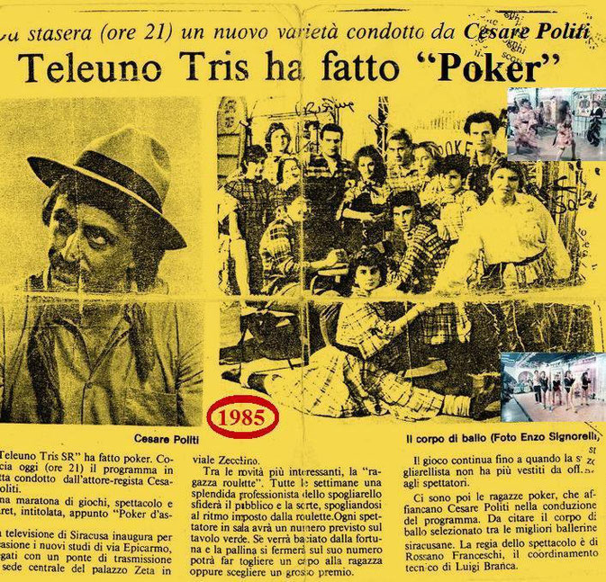 Poker D'assi, condotto da Cesare Politi su Tele1 Tris-sr.