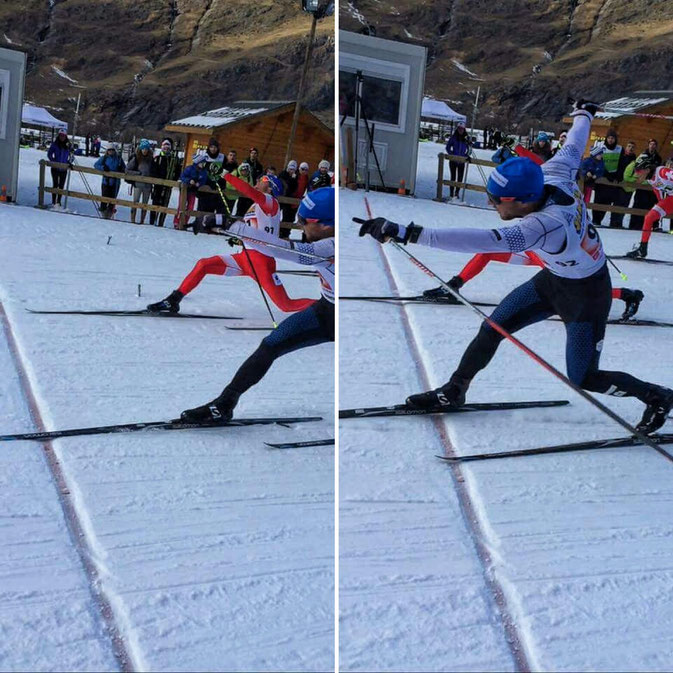 Efficace la nouvelle combinaison du Haute-Savoie Nordic Team ;) Photo: Robin Pasteur