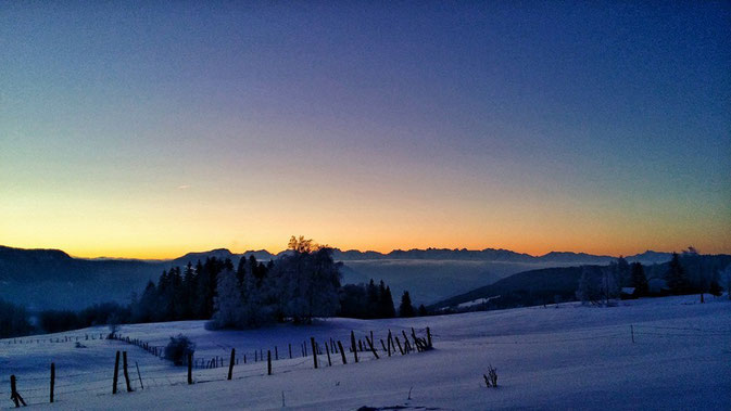 Une maison perdue au milieu des pistes de ski de fond. La perfection ! 