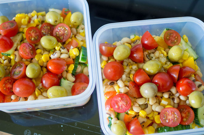 veganer 5-Minuten-Salat