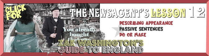 link graphic to lesson 12 (the Newsagent's). Zak talking to Indian lady. 