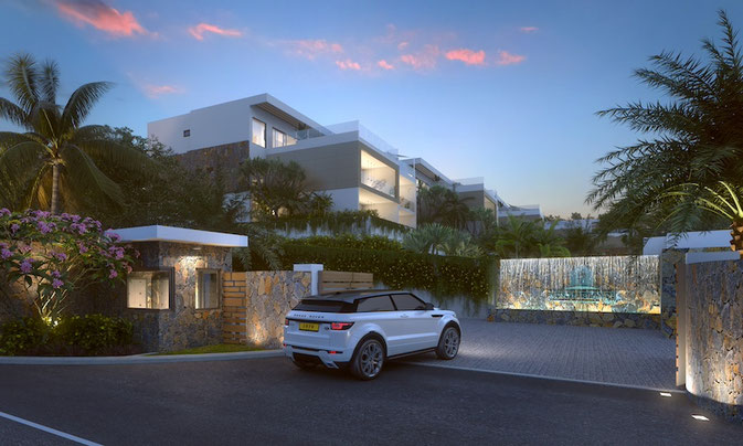 ENTREE de la FUTURE RESIDENCE THE NORTH ISLANDS - GRAND GAUBE - ILE MAURICE