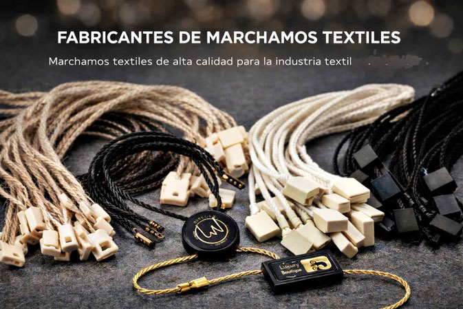 Marchamos Textiles - Marchamos Textiles Cotton - Marchamos Textiles Negros - Fabricación Marchamos Textiles Logo Empresa