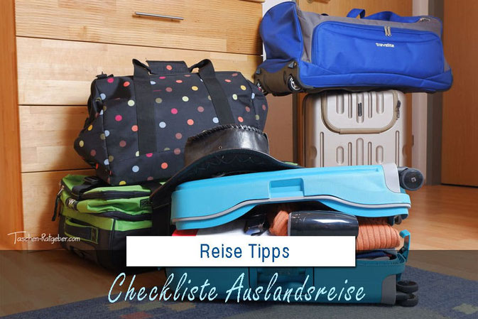 Urlaubsvorbereitung - Checkliste