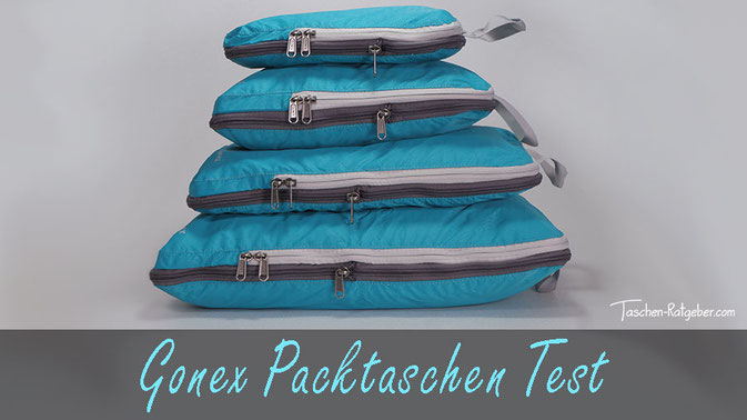 packtaschen test, gonex packtaschen, gonex kleidertaschen