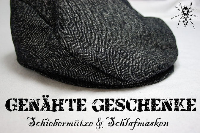 Genähte Geschenke für den Kopf - Schiebermütze und Schlafmaske