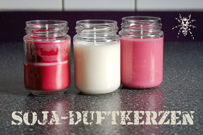 DIY Geschenkidee - Soja-Duftkerzen gießen