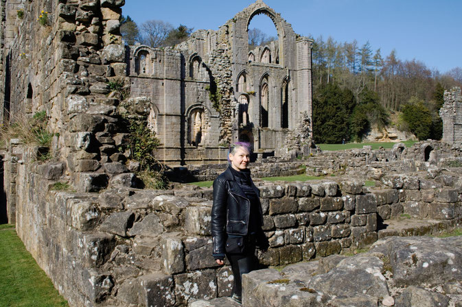 Die Ruinen der Fountains Abbey - Klosterruine - Zebraspider DIY Anti-Fashion Blog