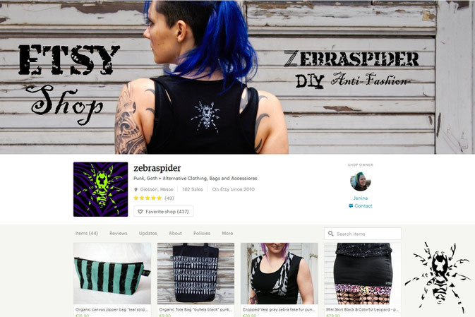 Der Shop ist wieder online! + Coupon - Zebraspider DIY Blog