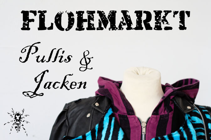 Flohmarkt: Pullis und Jacken - Zebraspider DIY Anti-Fashion Blog