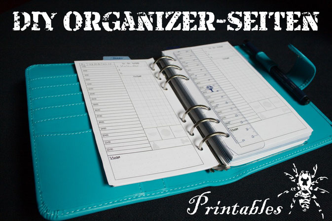 DIY Organizer - Kalenderseiten Printables für Filofax & Co