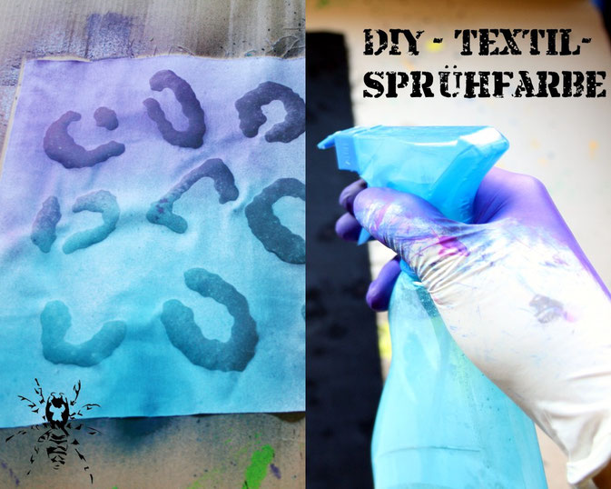 Textil Sprühfarbe - Fashion-Spray - DIY Stoffe besprühen