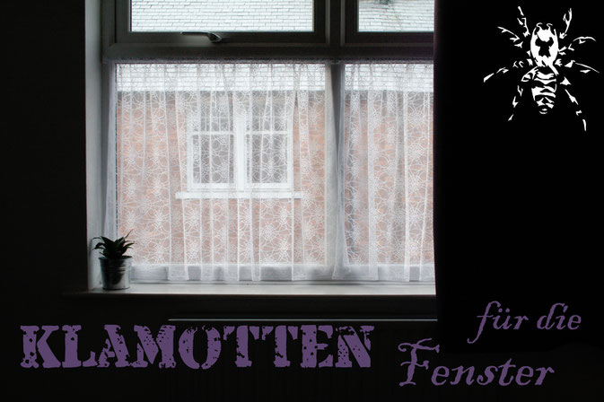 Coole Klamotten auch für die Fenster - Zebraspider DIY Anti-Fashion Blog