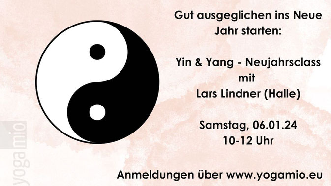 Neujahrsclass mit Lars Lindner bei Yoga Mio am 06.01.2024