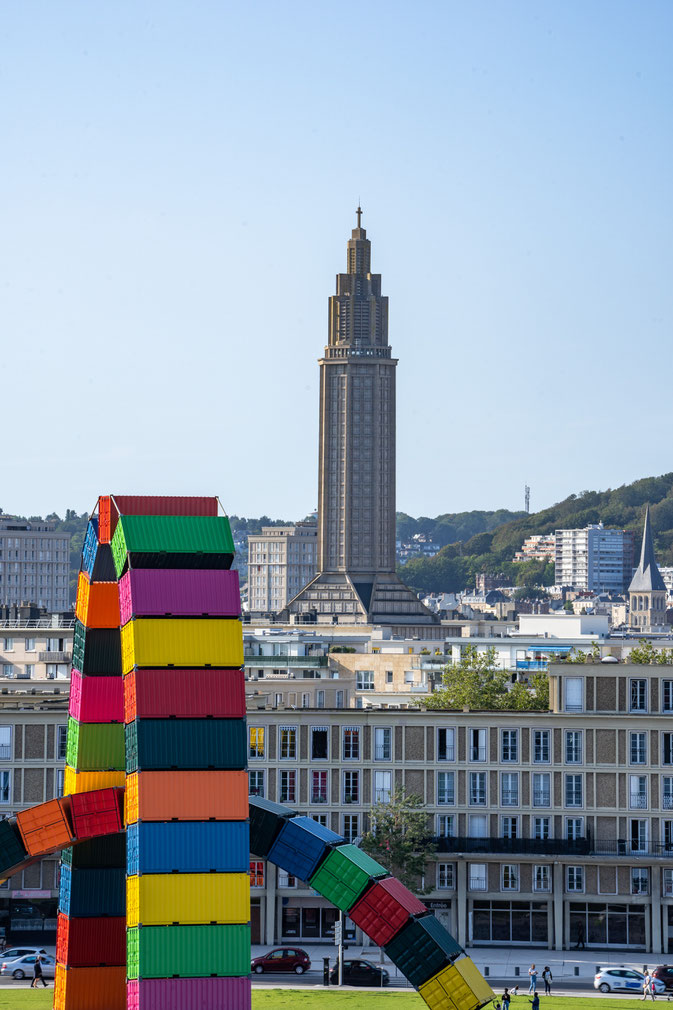 Bild: Le Havre im Departement Seine-Maritime, Kirche St. Joseph, Église Saint-Joseph