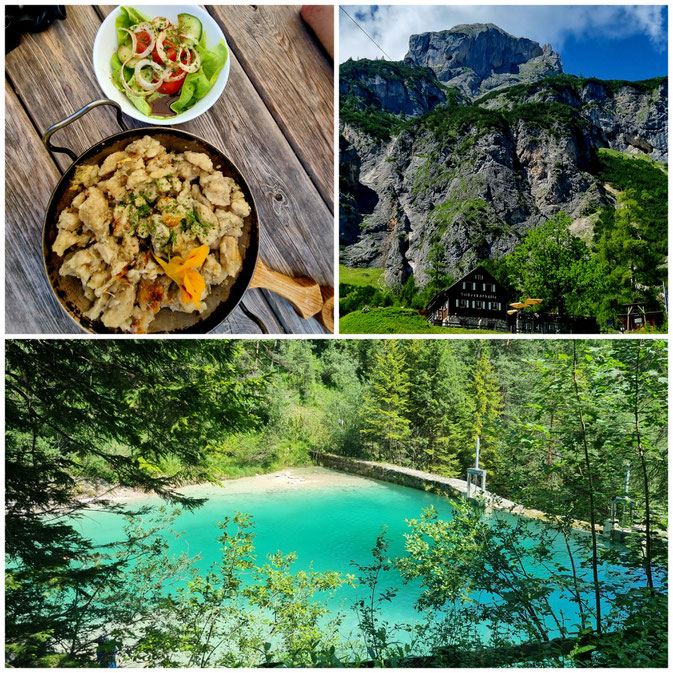 babebi-ontour.com, Hatschn&Haxln, durch ganz Österreich, Steiermark, Silberkarklamm, Siega, Hias, Rosina, Klettersteig, Silberkarhütte, Familienwanderung, Abenteuer, Klettern, Kasnocken